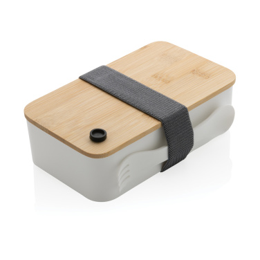 Logotrade Logogeschenke das Foto: RCS RPP Lunchbox mit Bambusdeckel