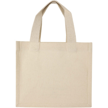 Logotrade Geschäftsgeschenke das Foto: Odessa 9 L Mini-Tragetasche mit Bodenfalte aus 220 g/m² GRS Recyclingbaumwolle