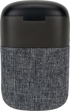 Logotrade werbemittel das Foto: Bluetooth-Lautsprecher HF01 mit integrierten Ohrhörern 2 in 1