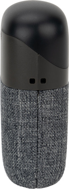 Logotrade Firmengeschenke das Foto: Bluetooth-Lautsprecher HF01 mit integrierten Ohrhörern 2 in 1