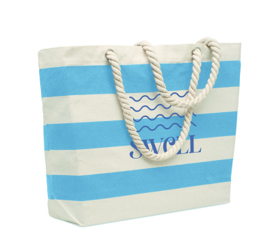 Logotrade Geschäftsgeschenke das Foto: Strandtasche Baumwolle 220 g