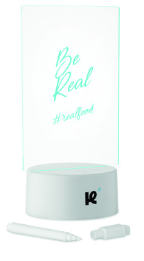 Logotrade Geschäftsgeschenke das Foto: Memoboard mit LED-Beleuchtung