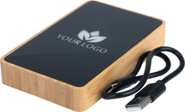 Logotrade Geschäftsgeschenke das Foto: Powerbank 5000 mAh mit beleuchtetem Logo