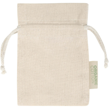 Logotrade Werbegeschenke das Foto: Odisha 140 g/m² OCS Bio-Geschenktasche – 15 × 10 cm