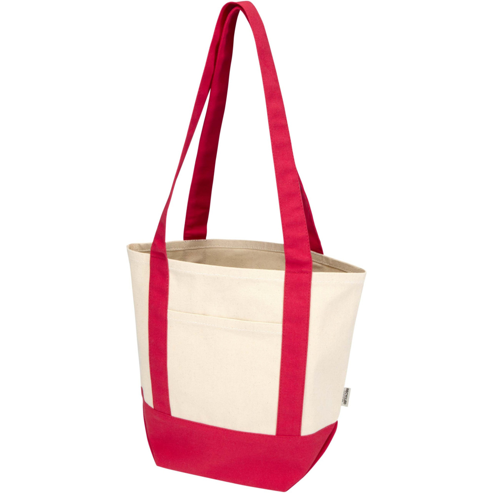 Logotrade Firmengeschenke das Foto: Sam 320 g/m² Mini-Tragetasche aus GRS recycelter Baumwolle