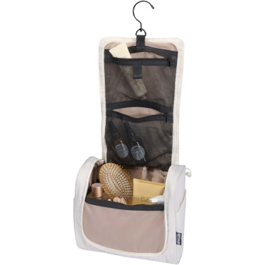 Logotrade werbemittel das Foto: Puffer GRS recycelte aufhängbare Kulturtasche 8L