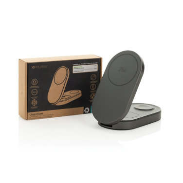 Logotrade Logogeschenke das Foto: Quantum Ultra-Fast 3-in-1 25W faltbarer Wireless Charger