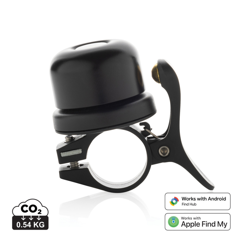 Logotrade Logogeschenke das Foto: Bikefinder Dual RCS Fahrradklingel mit weltweiter Ortung
