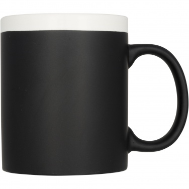 Logo trade promotional giveaways image of: Chalk-write 330 ml ceramic mug