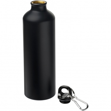 Logo trade promotional giveaways picture of: Oregon 770 ml matte water bottle with carabiner