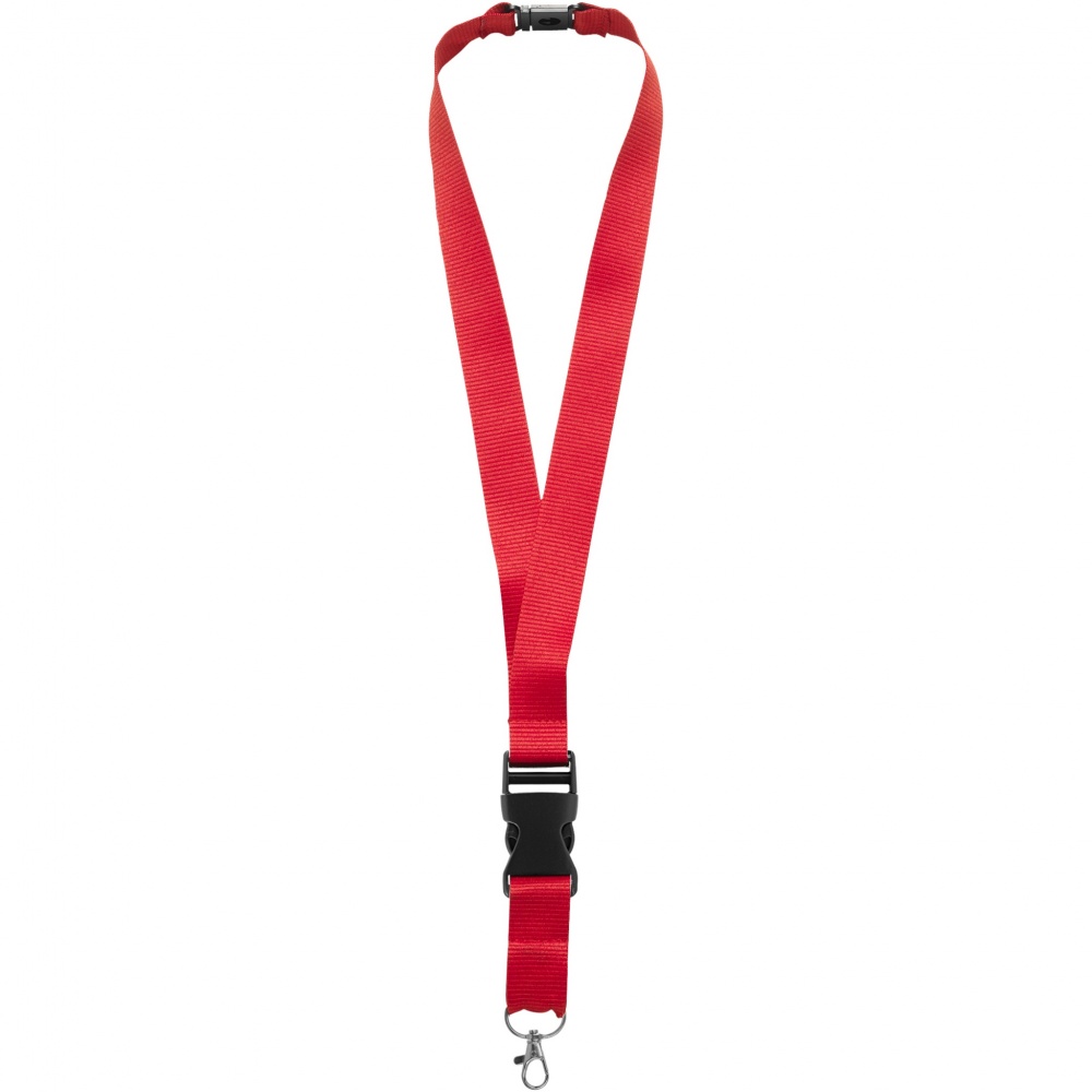 Logotrade promotional items photo of: Yogi lanyard detachable buckle break-away closure