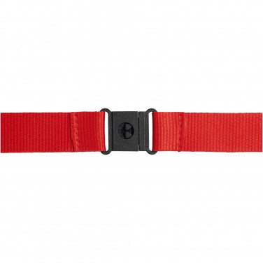 Logo trade corporate gifts image of: Yogi lanyard detachable buckle break-away closure