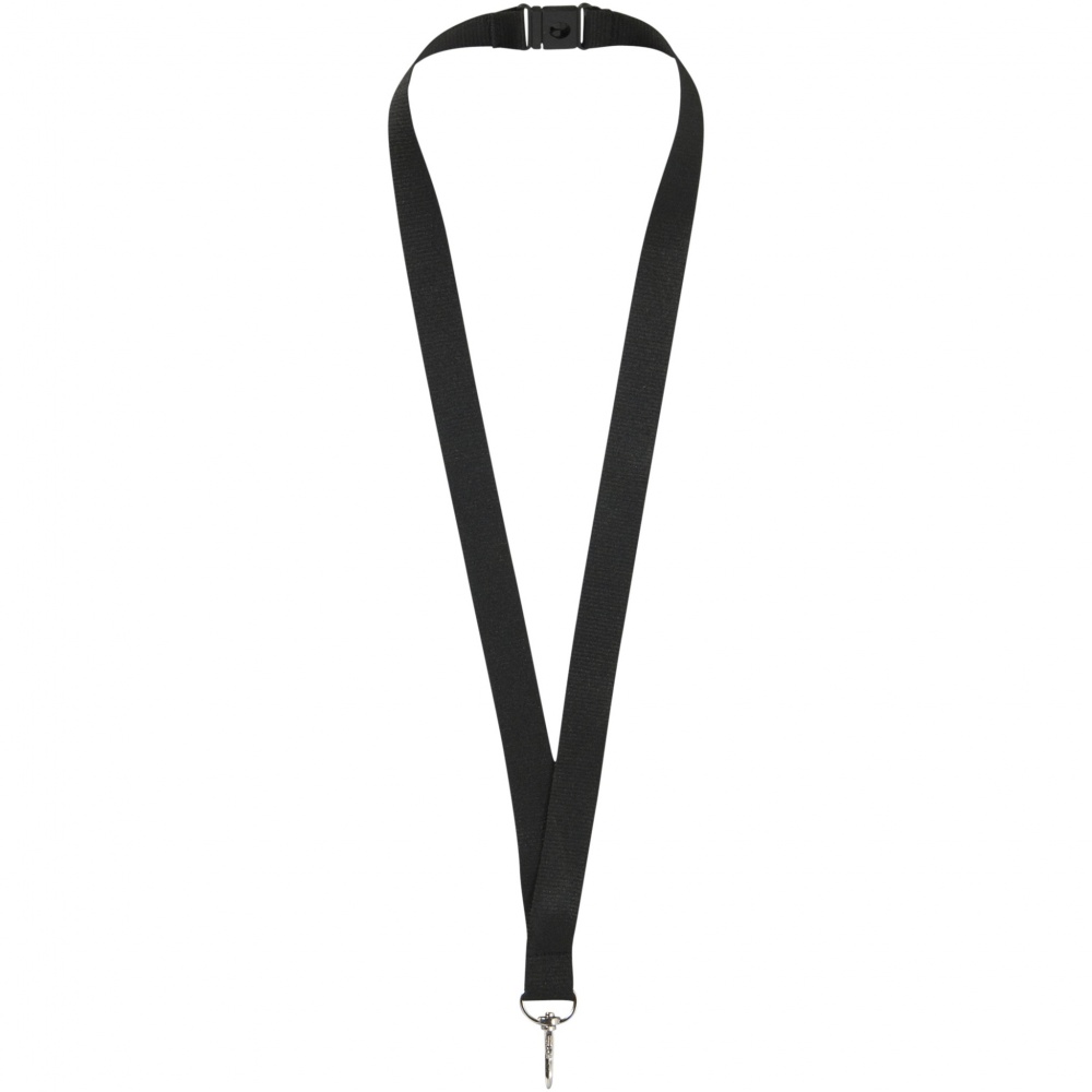 Logo trade promotional merchandise photo of: Lago lanyard with break-away closure