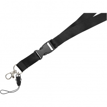 Logotrade promotional products photo of: Sagan phone holder lanyard with detachable buckle