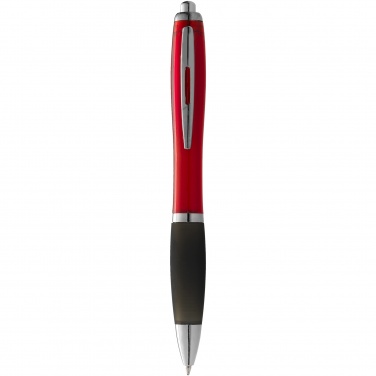 Logotrade promotional giveaway image of: Nash ballpoint pen coloured barrel and black grip