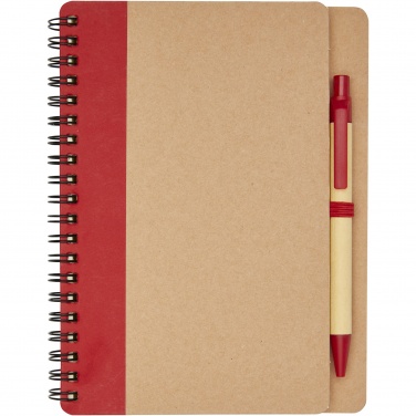 Logotrade promotional gift picture of: Priestly recycled notebook with pen
