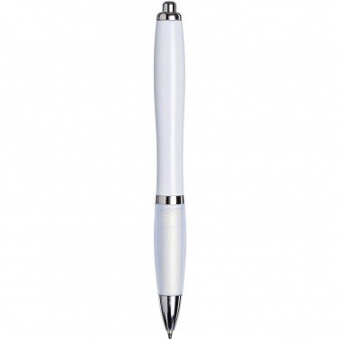 Logotrade promotional product image of: Nash ballpoint pen with coloured barrel and grip