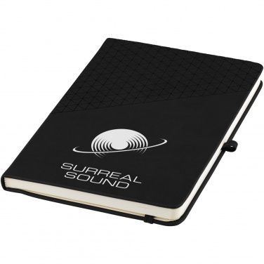 Logo trade promotional gifts picture of: Theta A5 hard cover notebook