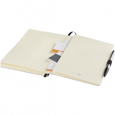 Logo trade business gift photo of: Revello A5 soft cover notebook