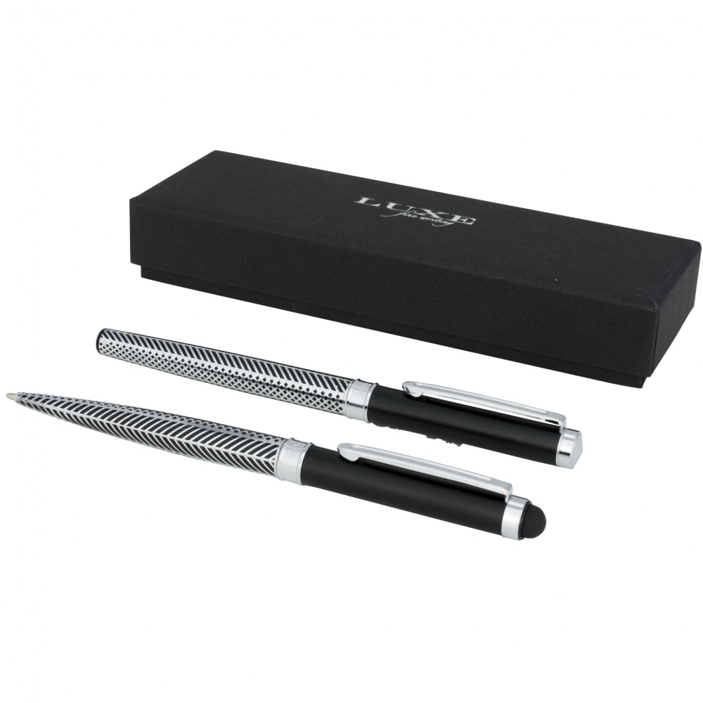 Logo trade promotional merchandise picture of: Empire duo pen gift set
