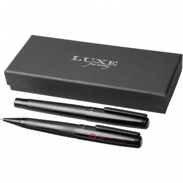Logo trade corporate gifts picture of: Gloss duo pen gift set