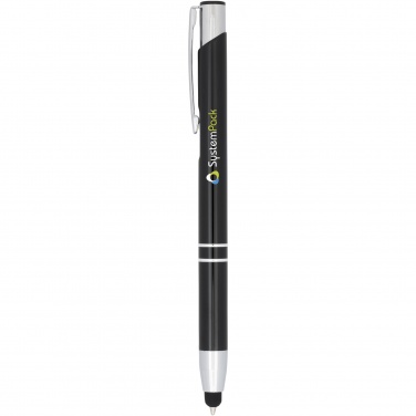 Logotrade promotional items photo of: Moneta anodized aluminium click stylus ballpoint pen