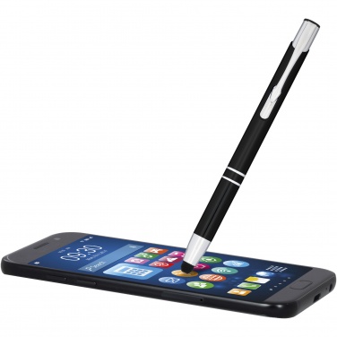 Logotrade promotional merchandise photo of: Moneta anodized aluminium click stylus ballpoint pen