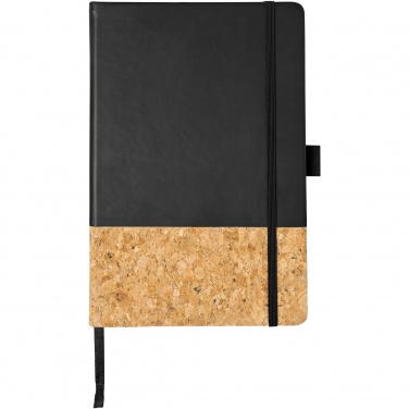 Logo trade corporate gifts picture of: Evora A5 cork thermo PU notebook