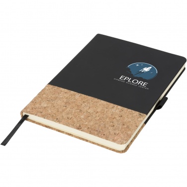Logotrade promotional item image of: Evora A5 cork thermo PU notebook