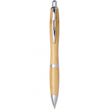 Logo trade advertising products picture of: Nash bamboo ballpoint pen