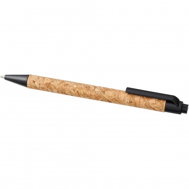 Logotrade promotional gift image of: Midar cork and wheat straw ballpoint pen