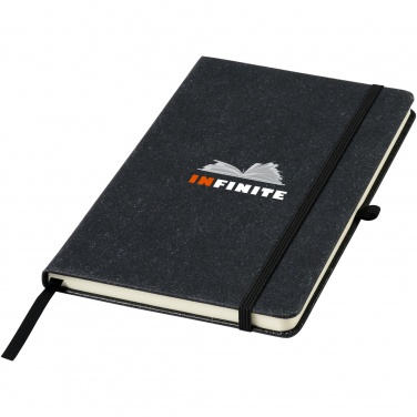 Logo trade promotional gifts picture of: Atlana leather pieces notebook