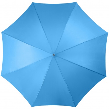 Logo trade promotional merchandise image of: Lisa 23" auto open umbrella with wooden handle