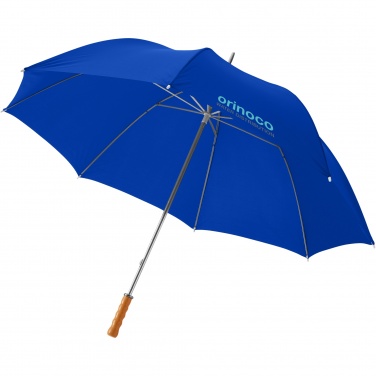 Logo trade promotional giveaway photo of: Karl 30" golf umbrella with wooden handle