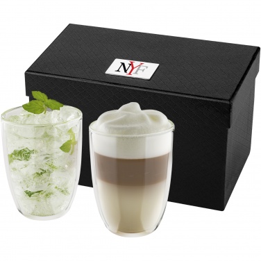 Logo trade promotional gifts image of: Boda 2-piece glass set