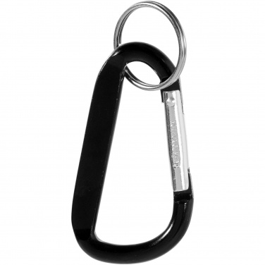 Logo trade corporate gifts picture of: Timor carabiner keychain