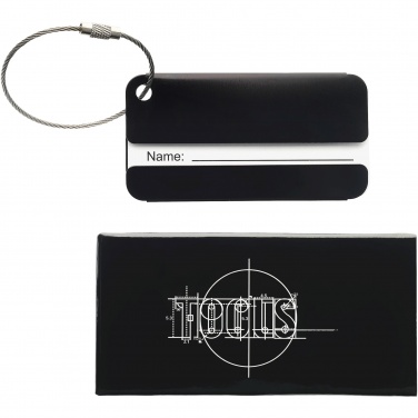 Logo trade promotional merchandise image of: Discovery luggage tag