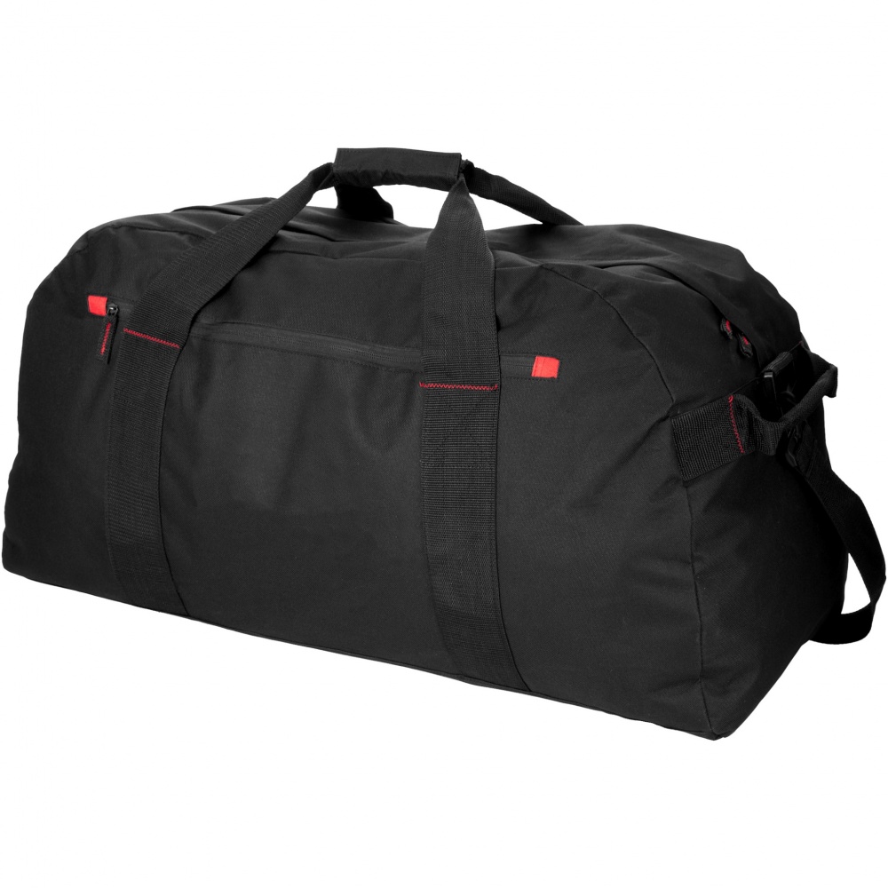 Logo trade promotional product photo of: Vancouver extra large travel duffel bag 75L