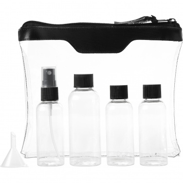 Logo trade promotional gifts image of: Munich airline approved travel bottle set