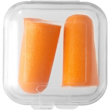 Logo trade advertising products image of: Serenity earplugs with travel case