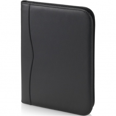 Logo trade promotional giveaway photo of: Ebony A4 zippered portfolio