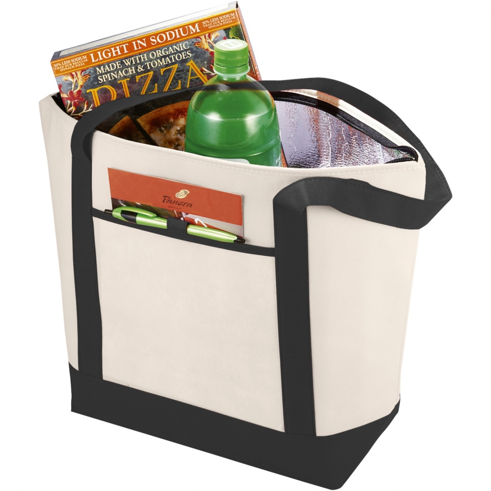 Logo trade advertising products picture of: Lighthouse non-woven cooler tote 21L