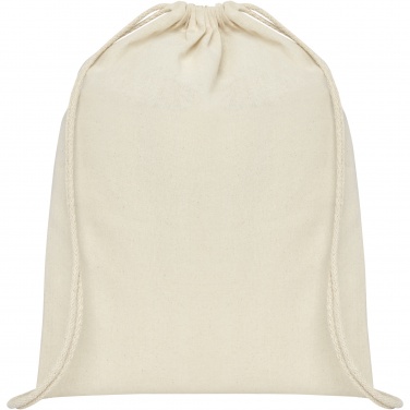 Logotrade corporate gift image of: Oregon 100 g/m² cotton drawstring bag 5L