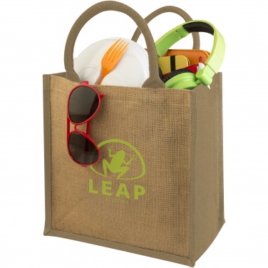 Logo trade promotional merchandise photo of: Chennai jute tote bag 16L
