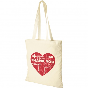 Logo trade corporate gifts picture of: Madras 140 g/m² cotton tote bag 7L