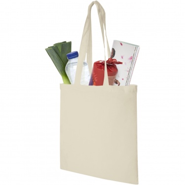 Logo trade promotional merchandise image of: Madras 140 g/m² cotton tote bag 7L