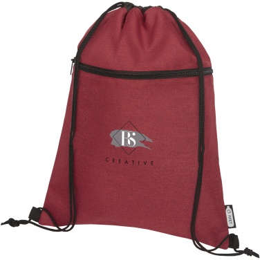 Logo trade promotional product photo of: Ross RPET drawstring bag 5L