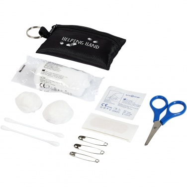 Logo trade promotional merchandise picture of: Valdemar 16-piece first aid keyring pouch