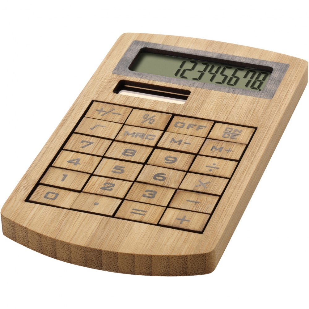 Logotrade promotional gifts photo of: Eugene calculator made of bamboo