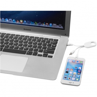 Logo trade promotional product photo of: Troop 3-in-1 charging cable